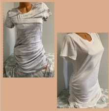 PINK Victoria’s Secret Beach Terry Ruched Side Short Sleeve Dress XS S M L