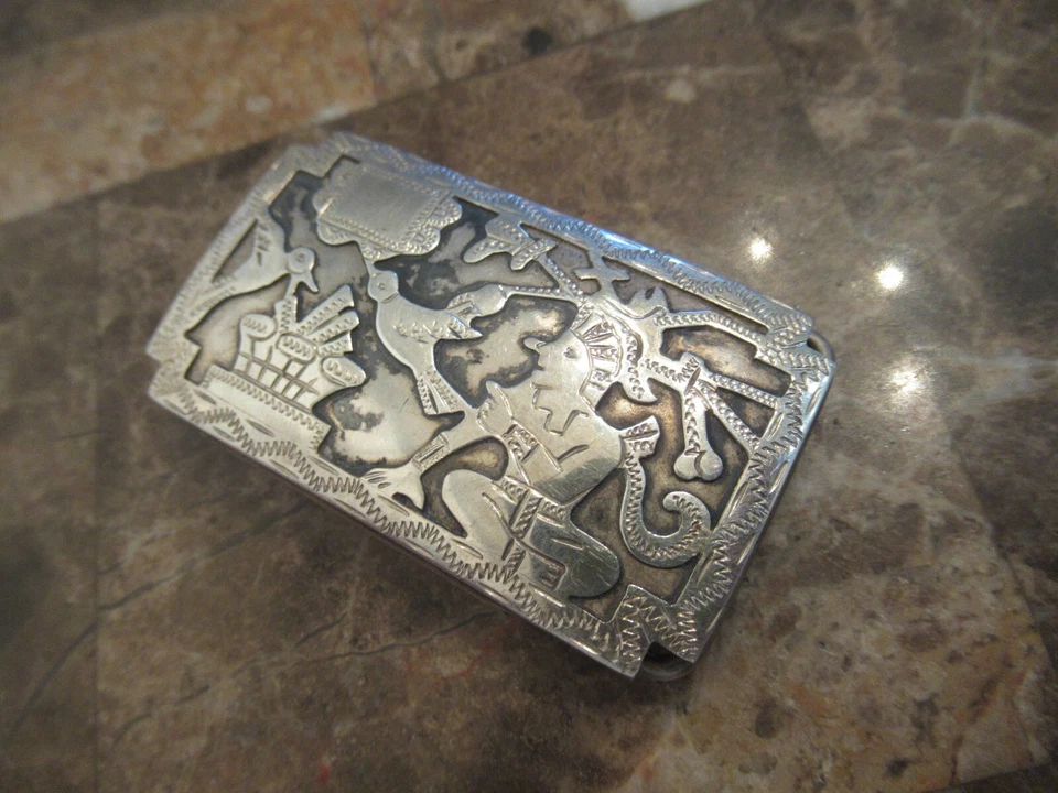 FIVELA DE CINTO PRATA ESTERLINA Guatemala 925 PESADA 25g - Imagem 3 de 4