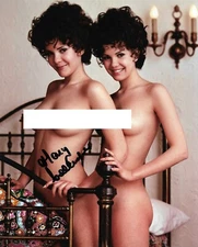 Mary Collinson "Playboy & Hammer Horror" star 10" x 8" Signed COA 27408