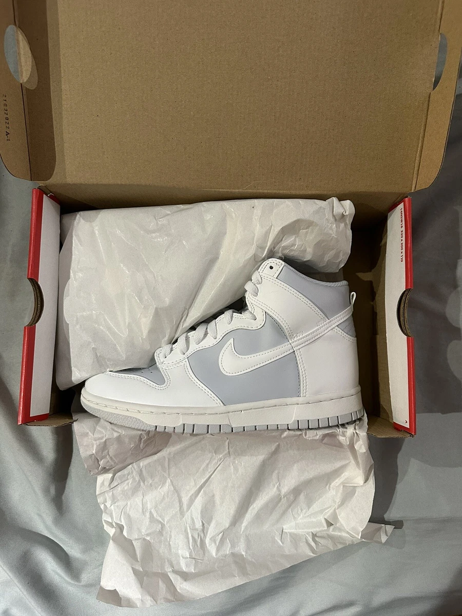 nike dunk high summit white pure platinum