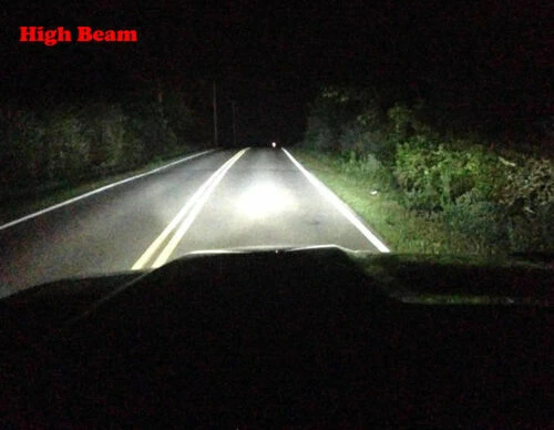 LED Headlight Bulbs Hi-Low Beam 2x FOR CHRYSLER TOWN&COUNTRY 2005 2006 2007 - Image 4 of 4