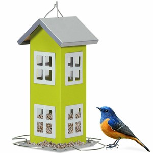 Outdoor Wild Bird Feeder Weatherproof House Design Garden Yard