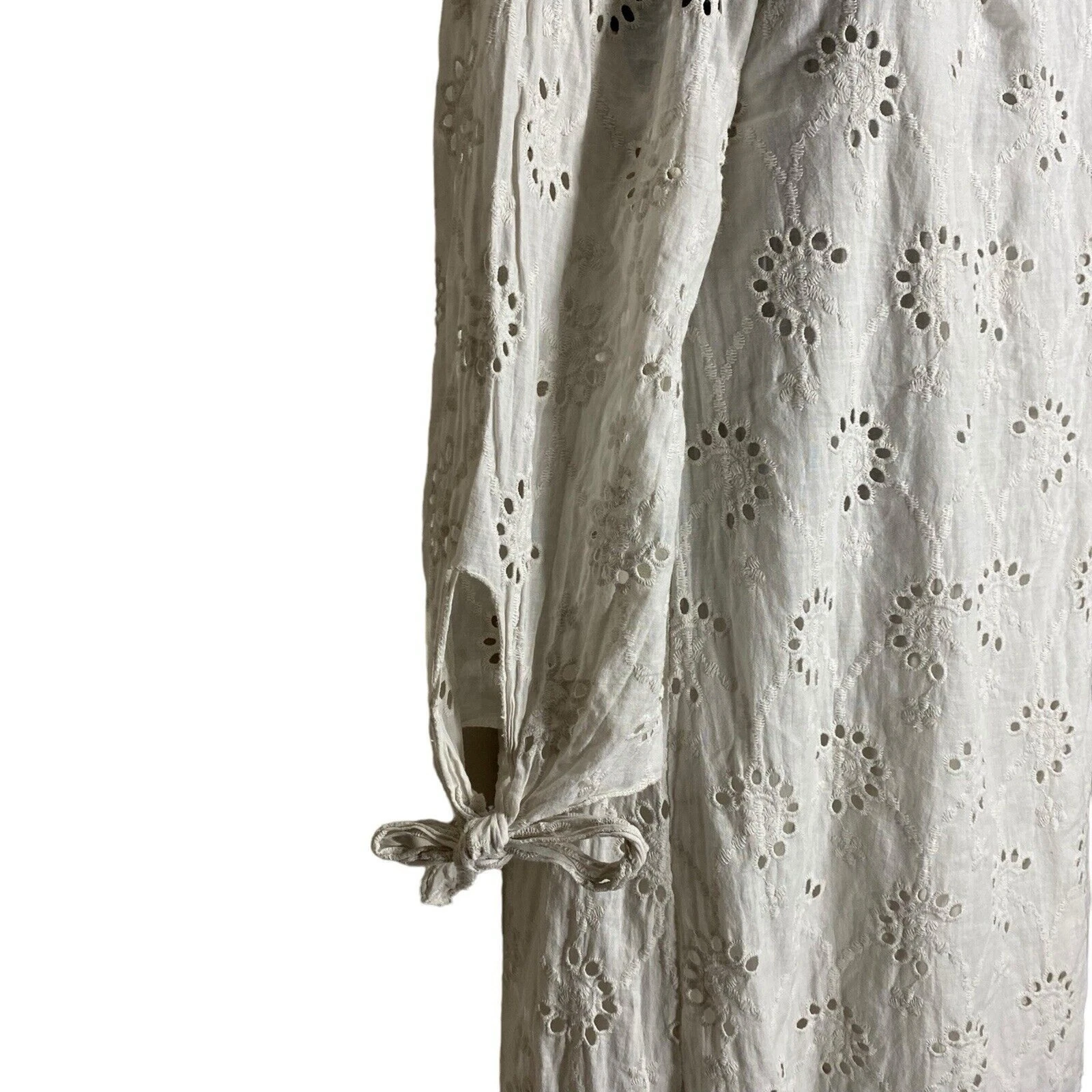 VALENTINO Valentina Naldi Abito Donna Medio Occhiello Romantico Bianco Boho Femminile Italia