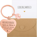 Beste Freundin Geschenke Freundinnen Schlüsselanhänger Lieblingsmensch Karte