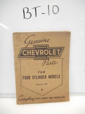 1940 Genuine Chevrolet Parts4 Cylinder Models
