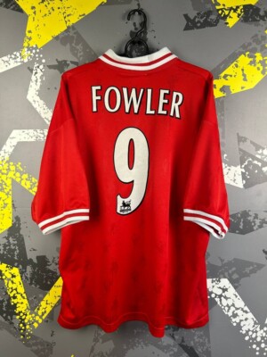 Fowler Liverpool Jersey Home football shirt 1996 - 1998 Reebok Men