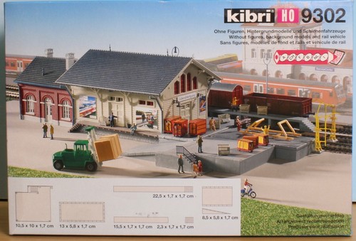 Kibri 9302,- escala H0 / escala 1:87 -, kit (plástico) despacho de mercancías | Zustand: Neu