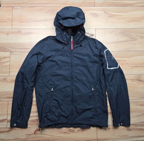 Bogner Fire + ice blue windbreaker hooded men jacket coat size XL