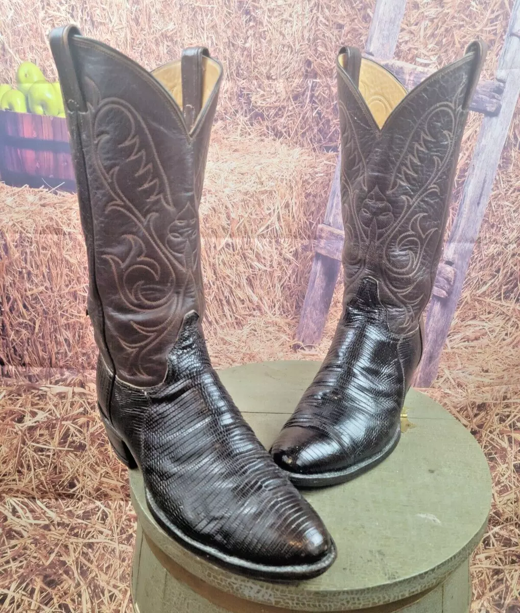 Lizard skin cheap western boots