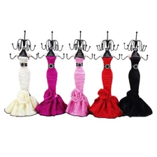Mannequin Elegant Dress Jewelry Earring Necklace Stand Display Holder 0910-A5