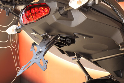 EVOTECH VERSTELLBARER KENNZEICHENHALTER KAWASAKI VERSYS 1000 2012-2013-2014 