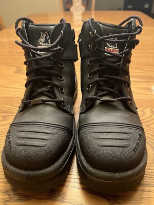 Men's Parkes Side Zip Safety Toe Work Boot by Steel Blue Size 9 | eBay