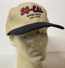 So-Cal Adjustable Embroidered Hat Drag Race Hot Rod Street Rod