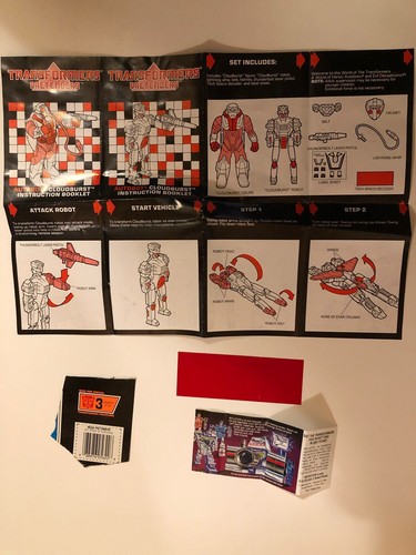 Vintage Transformers Tech Specks, Direzioni,Optimus Prime,cloudburst,, + altro - Foto 6 di 9