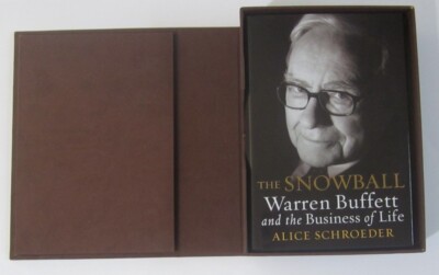 The Snowball: Warren Buffett and the Business of Life Alice Schroeder HC Chase