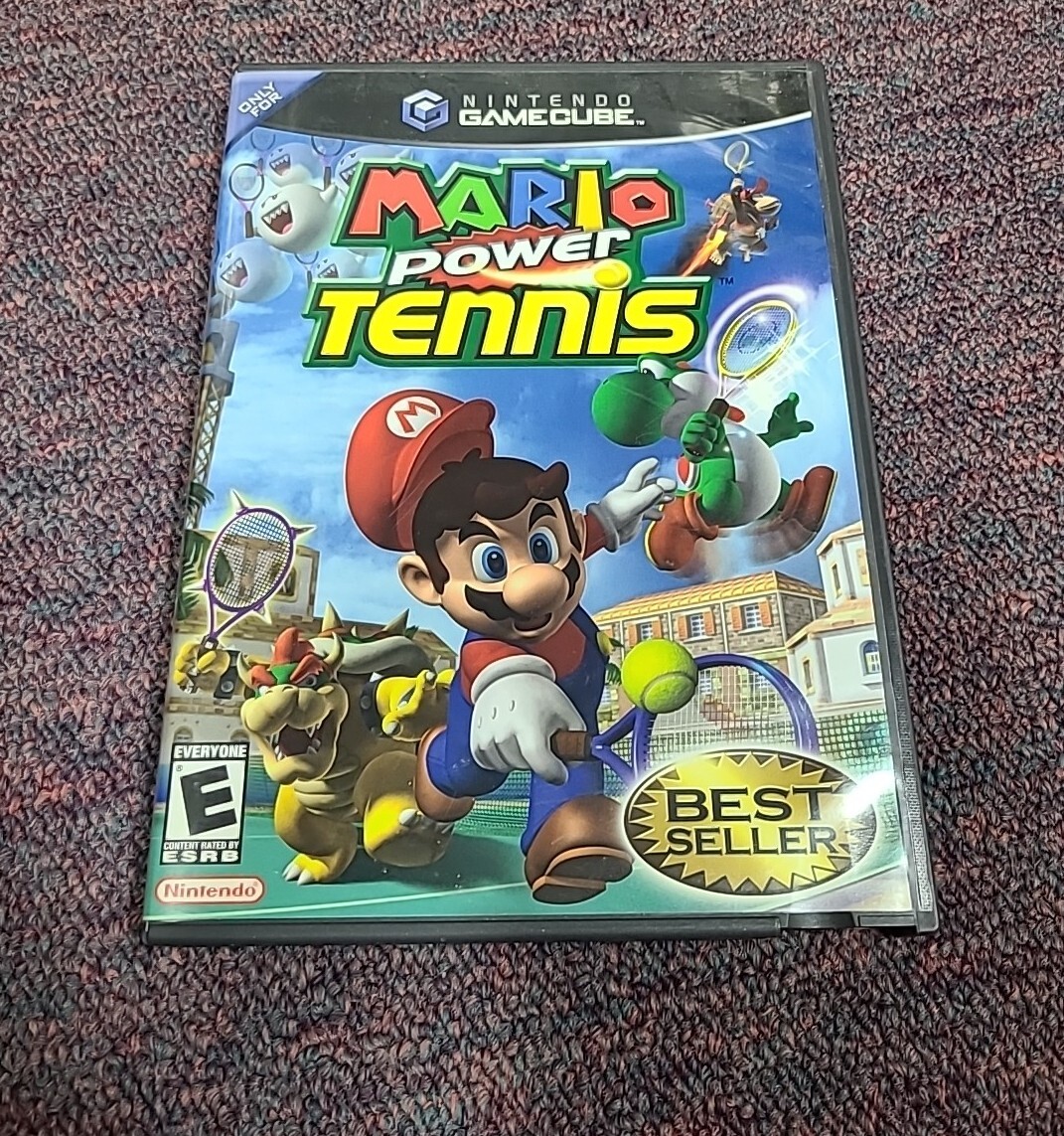 Mario Power Tennis (GameCube) Tested Works Well! (Ships