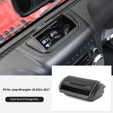 Dashboard Storage Organizer Panel Tray Box For Jeep Wrangler&Unlimited JK 11-18
