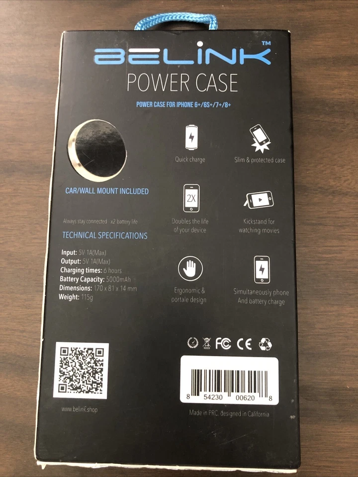 Belkin iPhone 6+, 7+,8+ Funda Batería Alimentación Foto 3 de 3