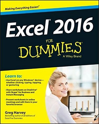 Excel 2016 For Dummies by Harvey, Greg 111907701X FREE Shipping