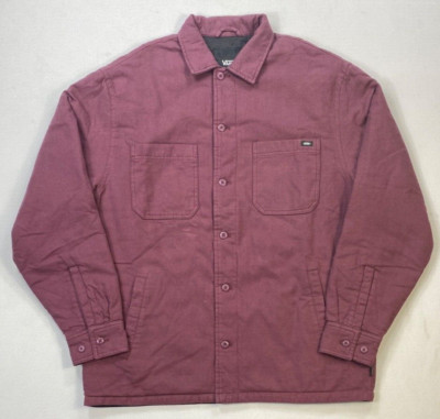 Men's Vans Collins Flannel Quilted Jacket NEW Large