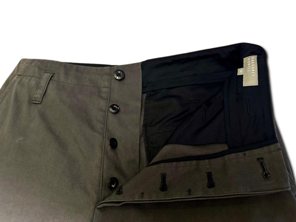 パンツ margaret howell dark gray trousers Margaret Howell Straight Pants Dark Gray | eBay