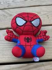 TY Beanie Babies From MARVEL Super Hero Character Spider-Man  No TY Hang Tag.