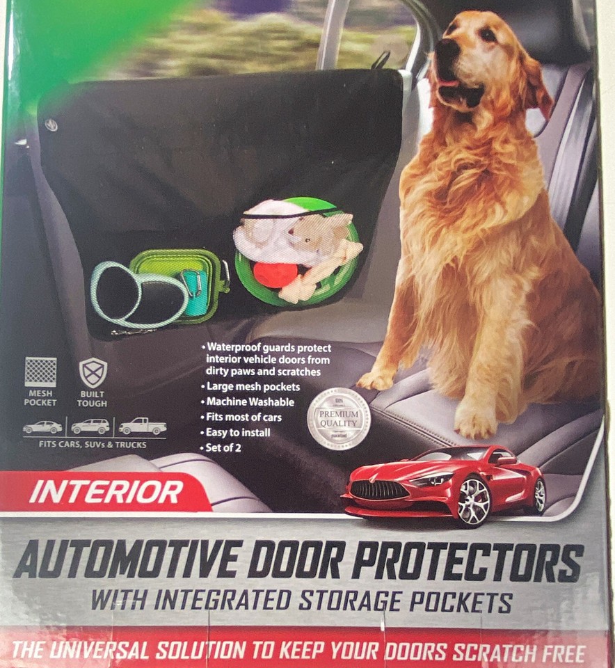 Auto Interior Door Protectors Storage Pockets Turtle Wax 2 Pack eBay