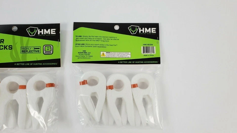 3 PACK 18 TOTAL HME Big Dipper Tapered Tip Scent Wicks Reflective Band NEW - Image 3 of 3