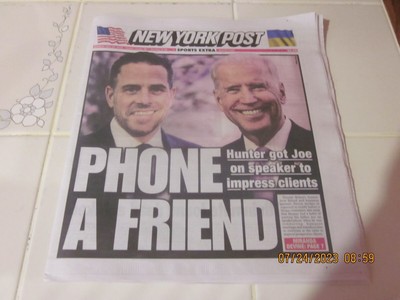 New York Post Monday July 24 2023 Phone A Friend and How Sweep It Rizz