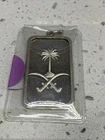 RARE 15 gram Silver PAMP Suisse Bar - Saudi Arabia Emblem Pendant