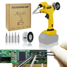 Cordless Soldering Iron Kit for Dewalt 20V Max Battery, 30W Soldering Gun 30s...