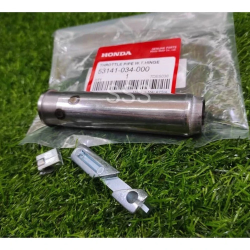 Juego de empuñaduras de acelerador de tubo Honda para C50 C65 C70 C90 CM90 CUB genuino 53141-034-000 - Imagen 2 de 3