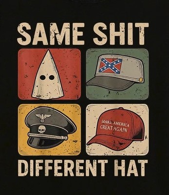 SAME SH#T DIFFERENT HAT vinyl sticker