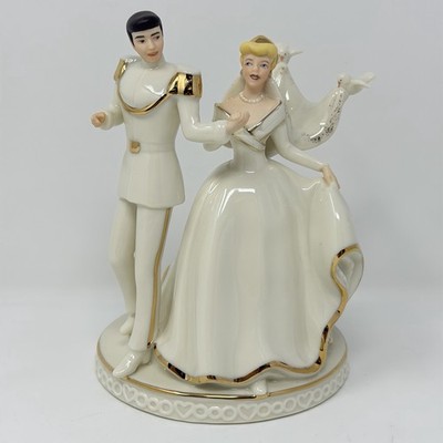 LENOX MAGICAL MOMENT CINDERELLA Prince Charming Wedding Cake Topper NO COA