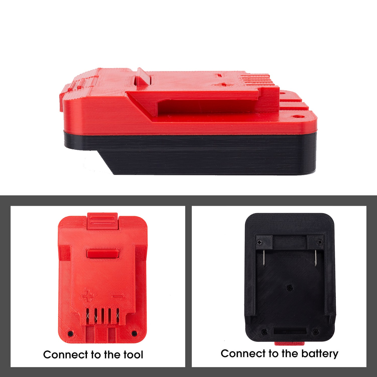 Adapter Suitable For Hyper Tough 20V Li-Ion Battery To Fits For Bauer 20V Tools