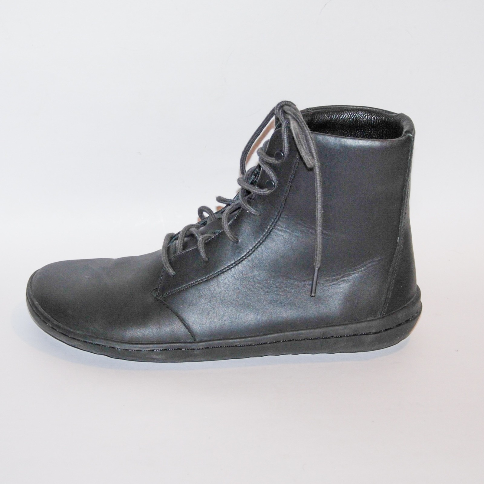 Vivobarefoot Women's sz 38 Black Lace Up Minimalist Bareboot Boots Gobi Scott Hi image 5
