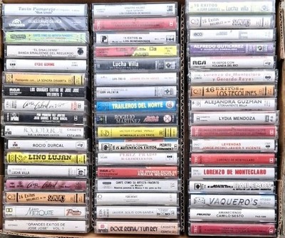 Casetes Cassette $5 Each VG+ AND BETTER $5 CADA UNO VG+ O MEJOR