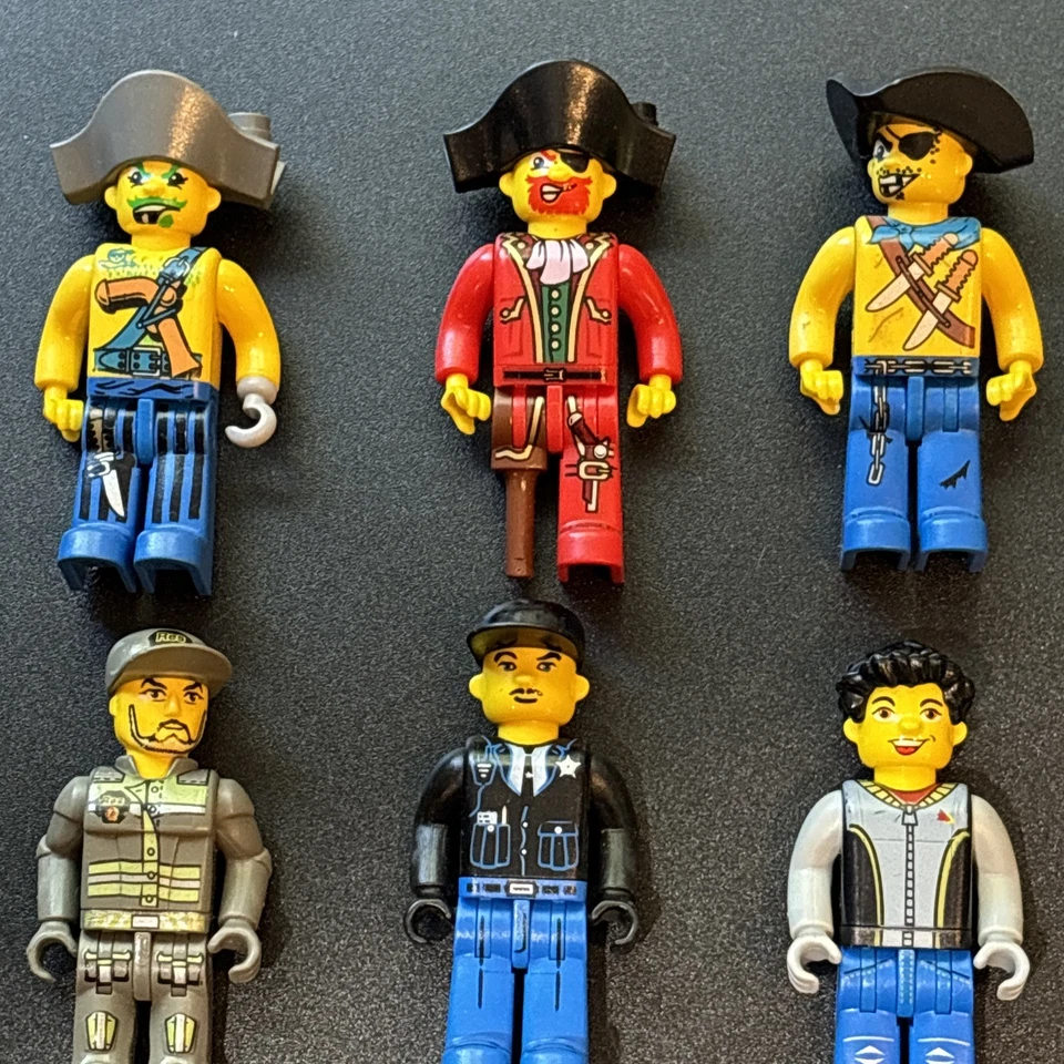 Lego Jack Stone Minifigures Juniors Police Firefighter SpiderMan Pirates 19 Qty - Image 3 of 4