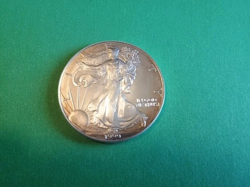 1999 American Silver Eagle 1 Troy Oz .999 Fine Silver Uncirculated
