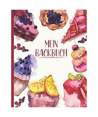 Backbuch zum selber schreiben mit Register | Platz für 100 Rezepte | ca. DIN A4