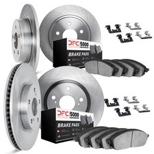 Genuine DFC Brake Rotor with 5000 Brake Pads and Hardware Kit 6514-54103