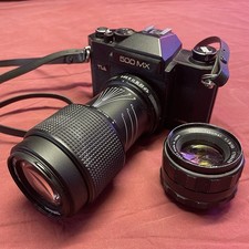 Sears TLS 500 MX Vintage Camera with Tamron  Super-Takumar Lenses