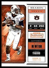 Cam Newton 2018 Panini Contenders Draft Picks #15 Auburn Tigers NFL READ