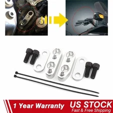Adjustable Handlebar Riser Mount Clamp Adapter For Honda Goldwing GL1800 01-17