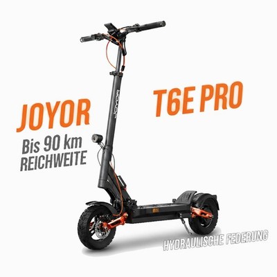 E-Scooter mit Straßenzulassung Joyor T6E Pro 500W bis 90km Reichweite Blinker