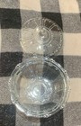 Clear Glass Round Covered Dish/Bowl w/ Lid, Decorative — photo 5