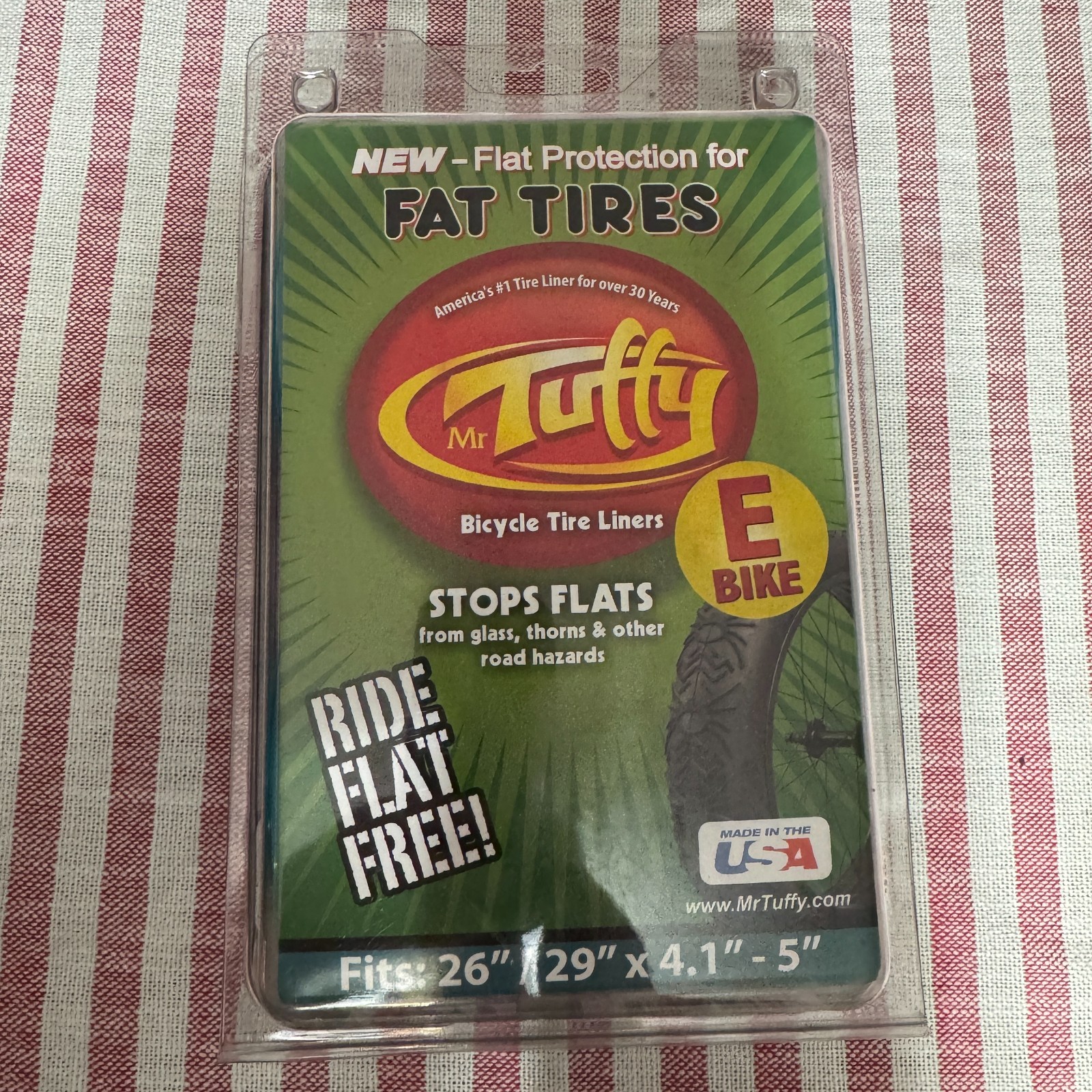 Mr Tuffy Bicycle/Electric Bike 26/29" 4.1-5.0" Plus Tire Liners 4XL Stop Flats