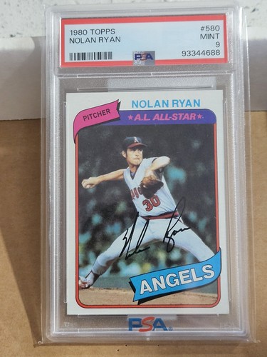 1980 Topps - Nolan Ryan #580 PSA 9 MINT