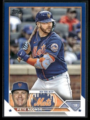 2023 Topps #20 Pete Alonso Royal Blue