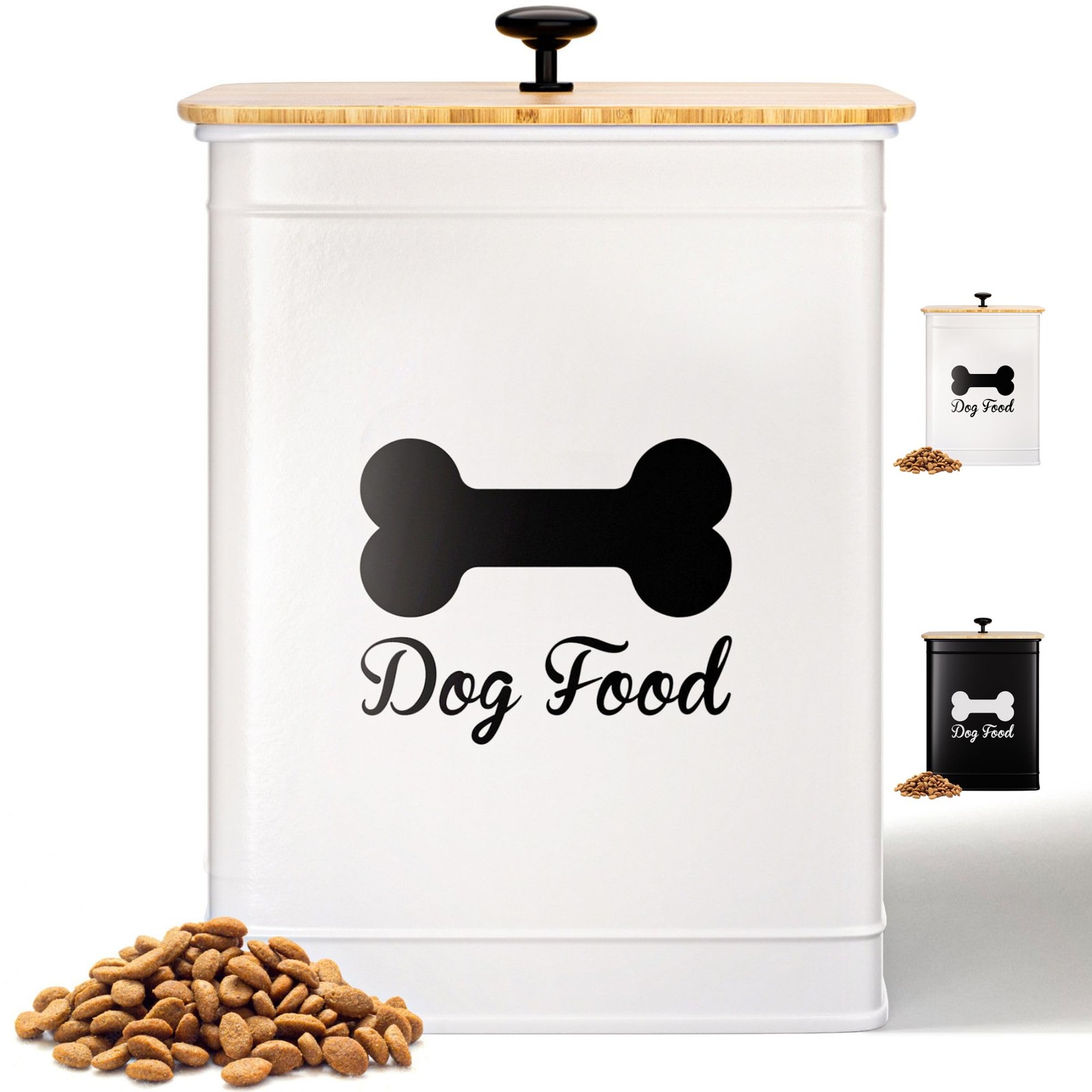 Container Airtight 5-7 Lb (25 Cup) Capacity - Cute Airtight Dog Food...